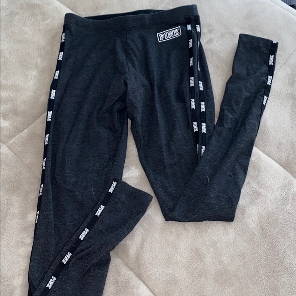 PINK grey leggings